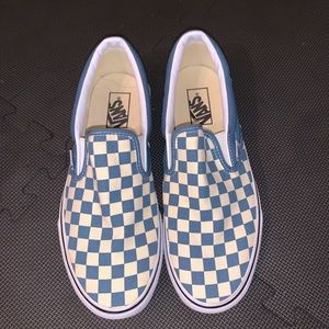 Vans checkerboard slip on shoes